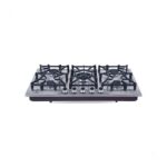 Nasgas DG-555 Hob 5 Burners Stainless Steel – Silver