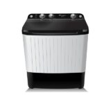 Dawlance WM DW-7500 G TWIN TUB GLASS LID BLACK/GREY Semi-Automatic Washing Machine