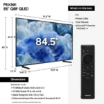 Samsung QN85Q8F 85 Inch Class QLED 4K Vision AI Smart TV - Image 4