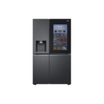 LG GR-X267CQES 617 L InstaView LINEAR Cooling™ Matte Black Color Side By Side Refrigerator