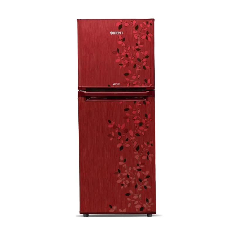 a1-2-4.webp Orient LVO VCM SNOW 540 Liter Vine Red/Black Top Mount Refrigerator - Image 1