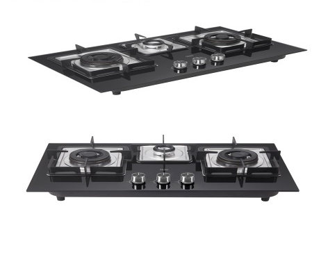 hcc-736DGG.png Haier Hob HCC-736DGG:3 ASM burner/76cm/FFD/Glass - Image 1